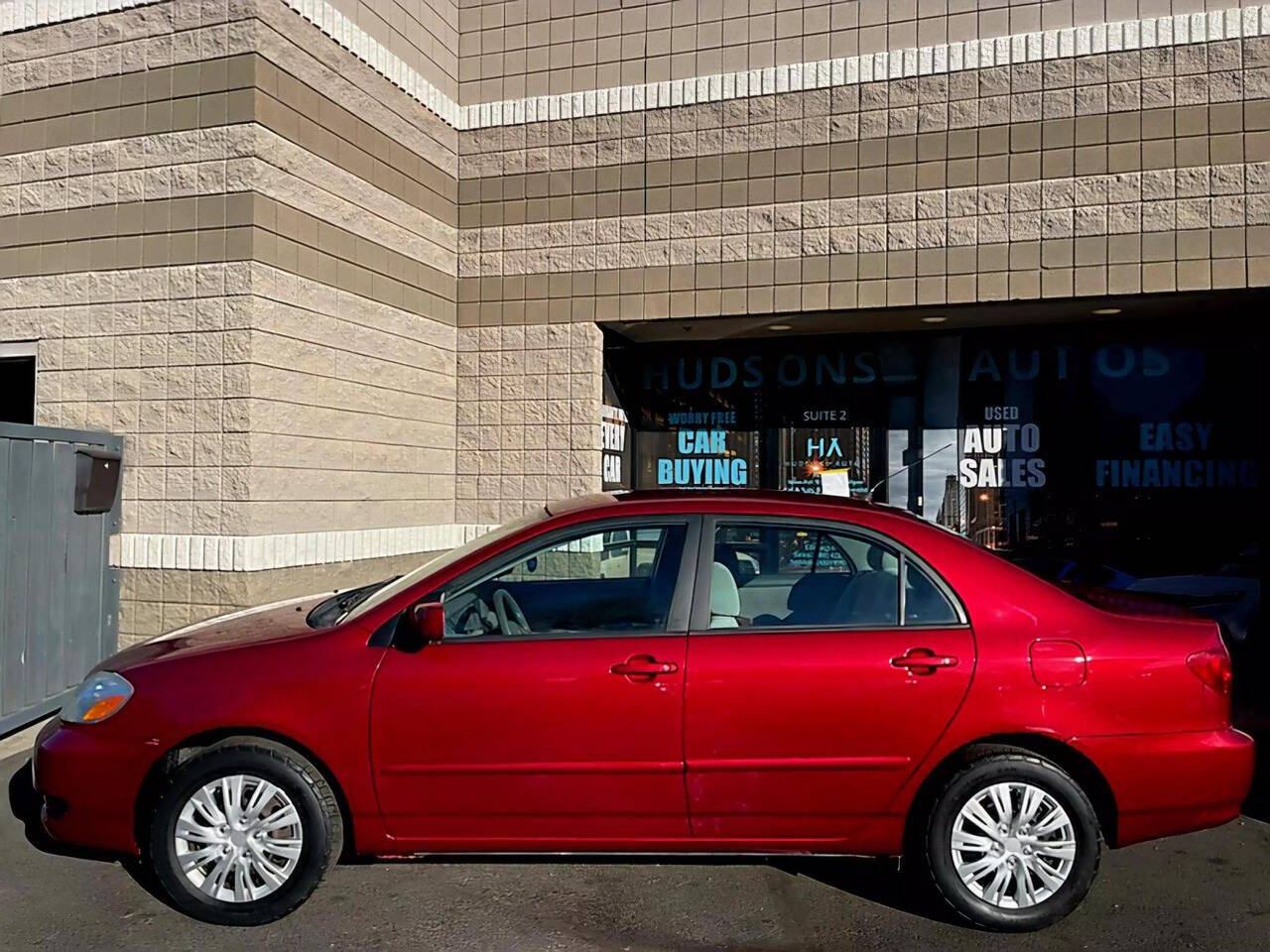 2007 Toyota Corolla for sale at HUDSONS AUTOS in Gilbert, AZ