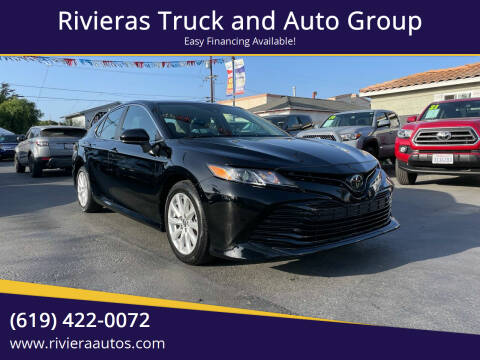 2019 Toyota Camry for sale at Rivieras Truck and Auto Group in Chula Vista CA