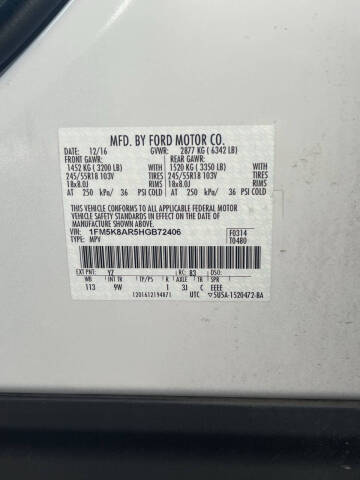 2017 Ford Explorer Police Interceptor Utility