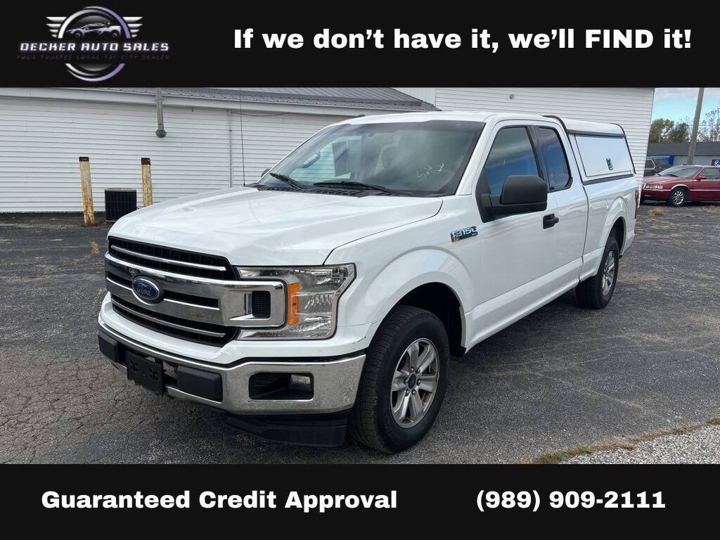 2018 Ford F-150 for sale at DECKER AUTO SALES in Bay City, MI