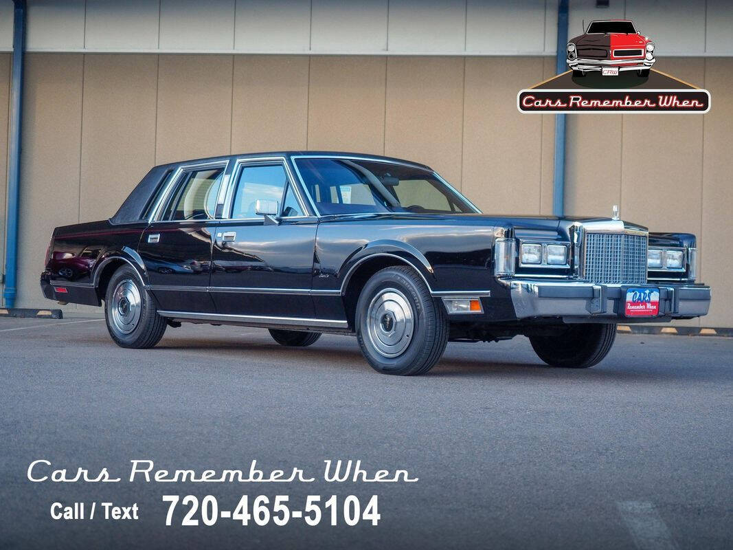 1987 Lincoln Town Car For Sale In Denver CO Carsforsale