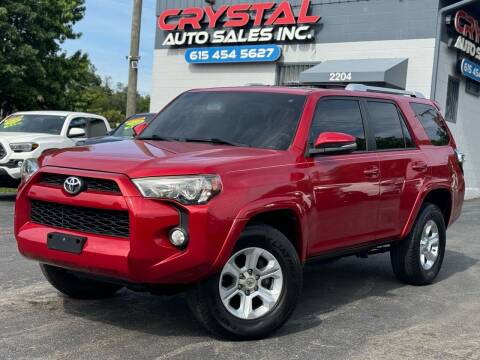2017 Toyota 4Runner for sale at Crystal Auto Sales Inc in Nashville TN