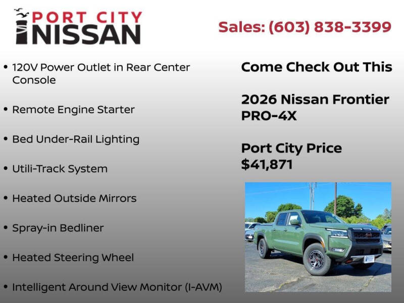 2026 Nissan Frontier PRO-4X