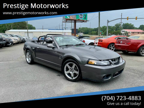 2003 Ford Mustang SVT Cobra for sale at Prestige Motorworks in Concord NC