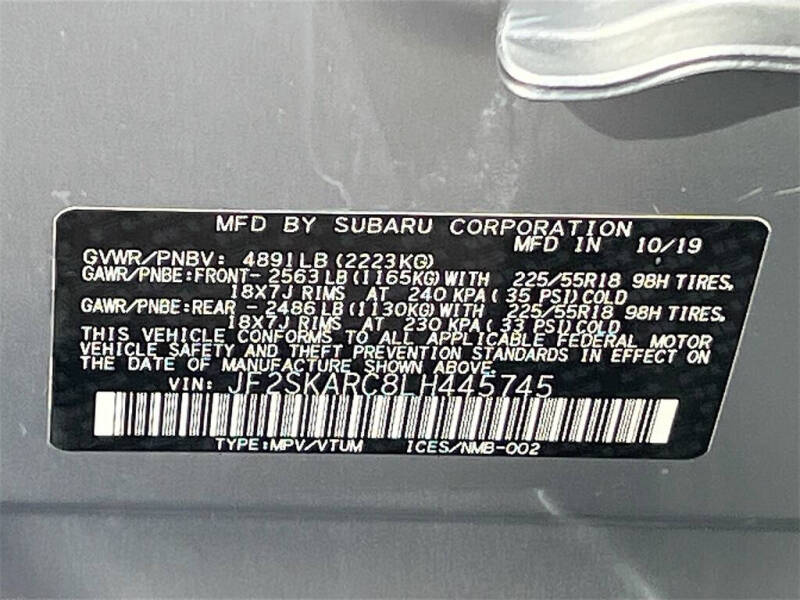 2020 Subaru Forester Sport