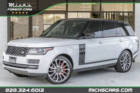 2014 Land Rover Range Rover for sale at Mich's Foreign Cars in Hickory NC