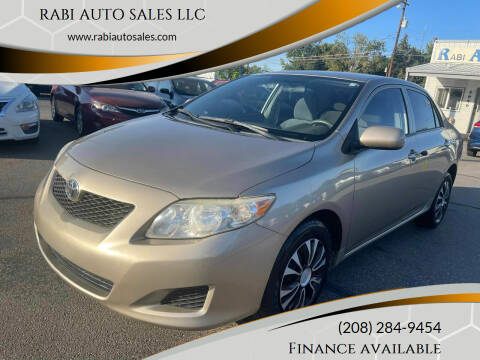 2010 Toyota Corolla for sale at RABI AUTO SALES LLC in Garden City ID