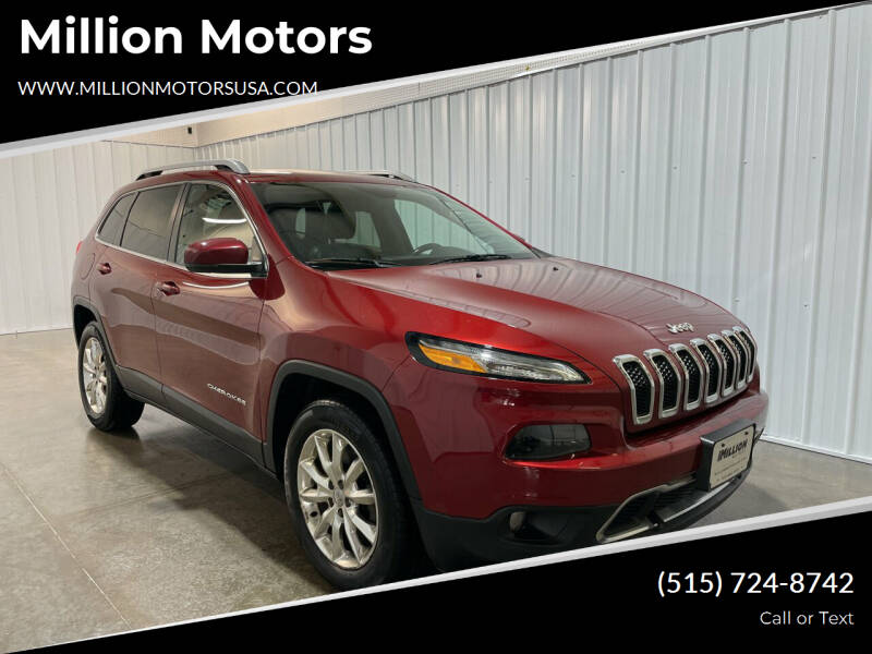 2015 Jeep Cherokee for sale at Million Motors in Adel IA