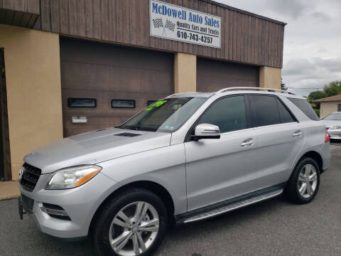 2015 Mercedes-Benz M-Class for sale at McDowell Auto Sales in Temple PA