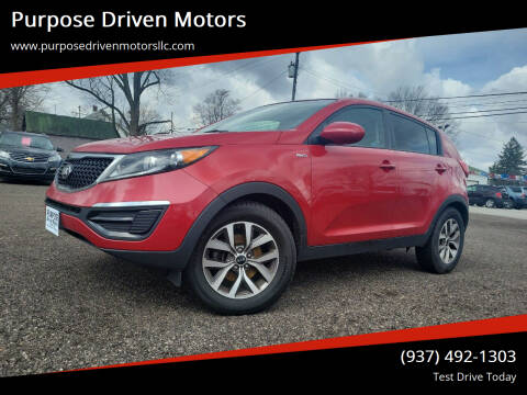 2014 Kia Sportage for sale at Purpose Driven Motors in Sidney OH
