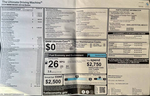2024 BMW 3 Series M340i xDrive