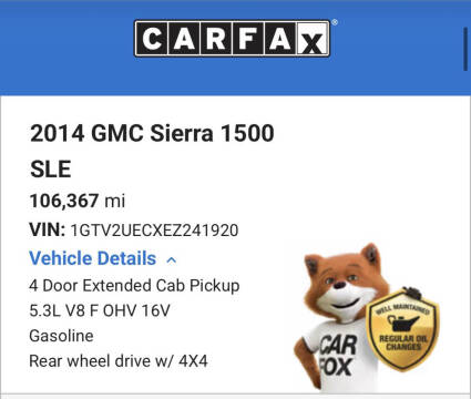 2014 GMC Sierra 1500 SLE