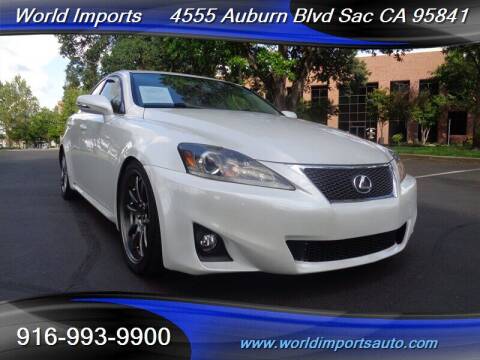 2012 Lexus IS 250 for sale at World Imports in Sacramento CA