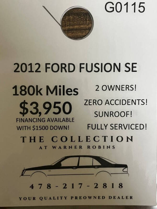 2012 Ford Fusion SE