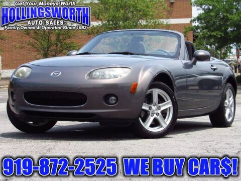 2008 Mazda MX-5 Miata for sale at Hollingsworth Auto Sales in Raleigh NC