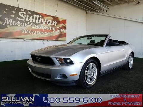 2012 Ford Mustang for sale at SULLIVAN MOTOR COMPANY INC. in Mesa AZ