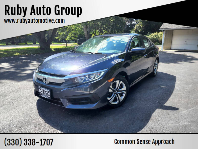 2018 Honda Civic for sale at Ruby Auto Group in Hudson OH