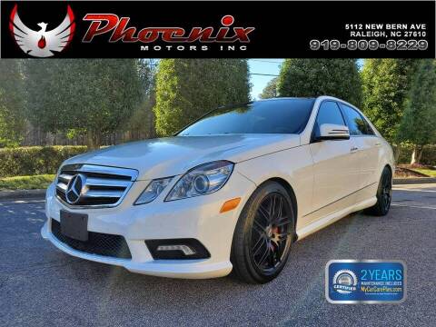 2011 Mercedes-Benz E-Class for sale at Phoenix Motors Inc in Raleigh NC
