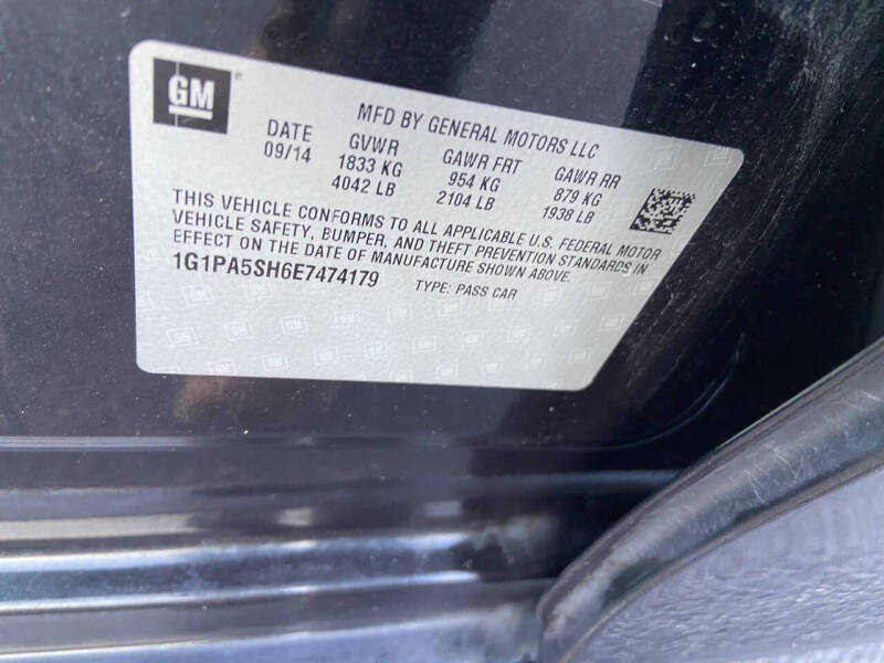 2014 Chevrolet Cruze LS Auto