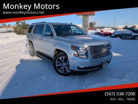 2015 Chevrolet Tahoe for sale at Monkey Motors in Faribault MN