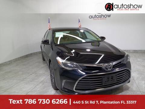 2016 Toyota Avalon for sale at AUTOSHOW SALES & SERVICE in Plantation FL