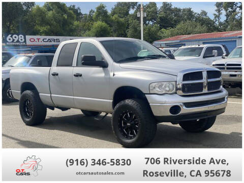 2004 Dodge Ram Pickup 2500 for sale at OT CARS AUTO SALES in Roseville CA