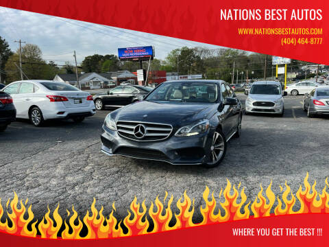 2014 Mercedes-Benz E-Class for sale at Nations Best Autos in Decatur GA