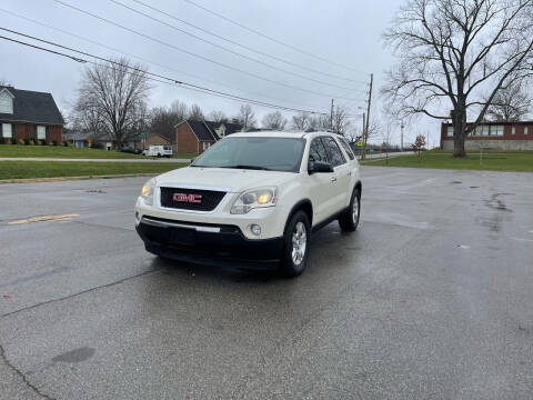 2012 GMC Acadia for sale at CR Auto Sales LLC in Jeffersonville IN