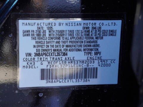 2026 Nissan Kicks SV