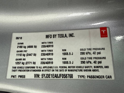 2018 Tesla Model 3 Long Range