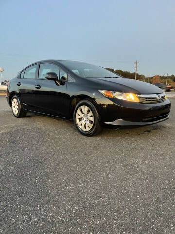 2012 Honda Civic for sale at T.A.G. Autosports in Fredericksburg VA
