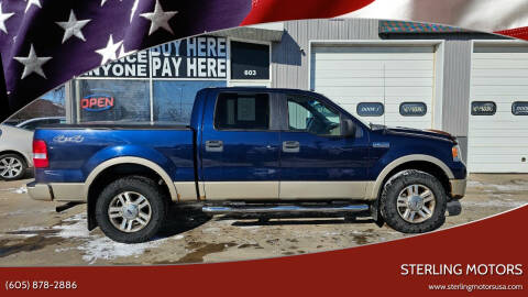 2008 Ford F-150 for sale at STERLING MOTORS in Watertown SD