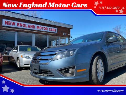 2012 Ford Fusion Hybrid for sale at New England Motor Cars in Springfield MA