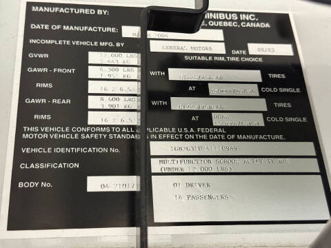 2004 Chevrolet Express 3500