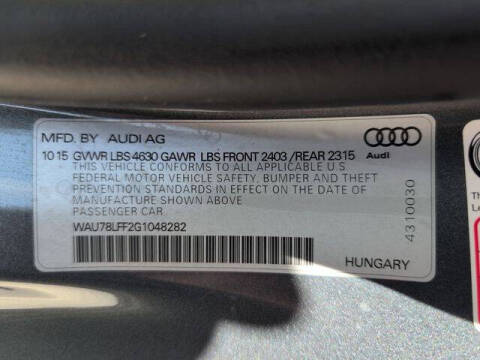 2016 Audi A3 2.0T quattro Premium