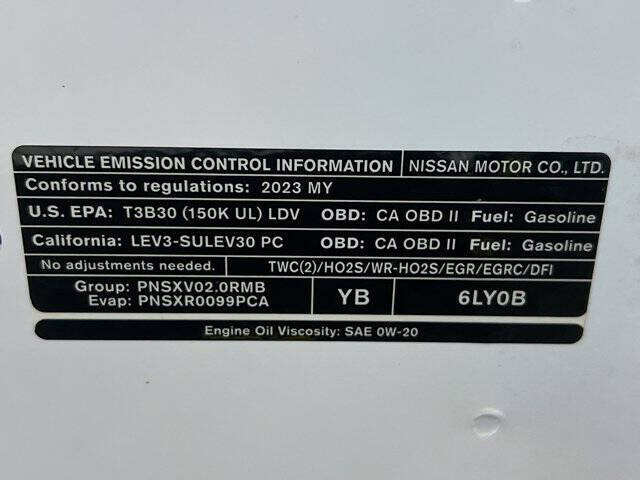 2023 Nissan Sentra SV
