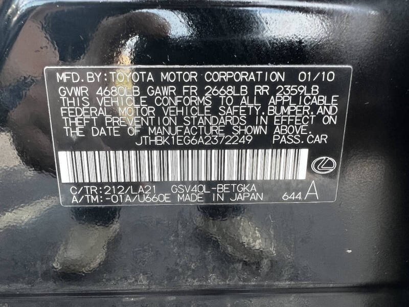 2010 Lexus ES 350