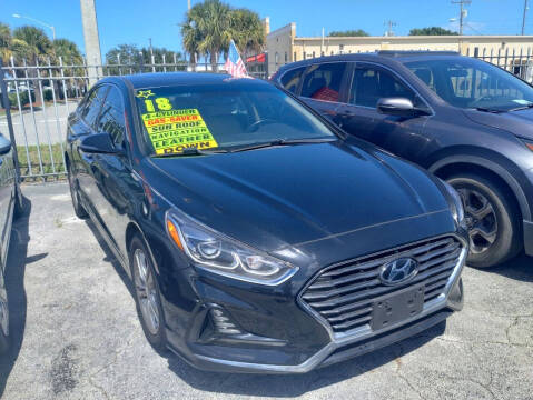 2018 Hyundai Sonata for sale at JAH MOTORSPORT CORP OF FLORIDA in Cocoa FL