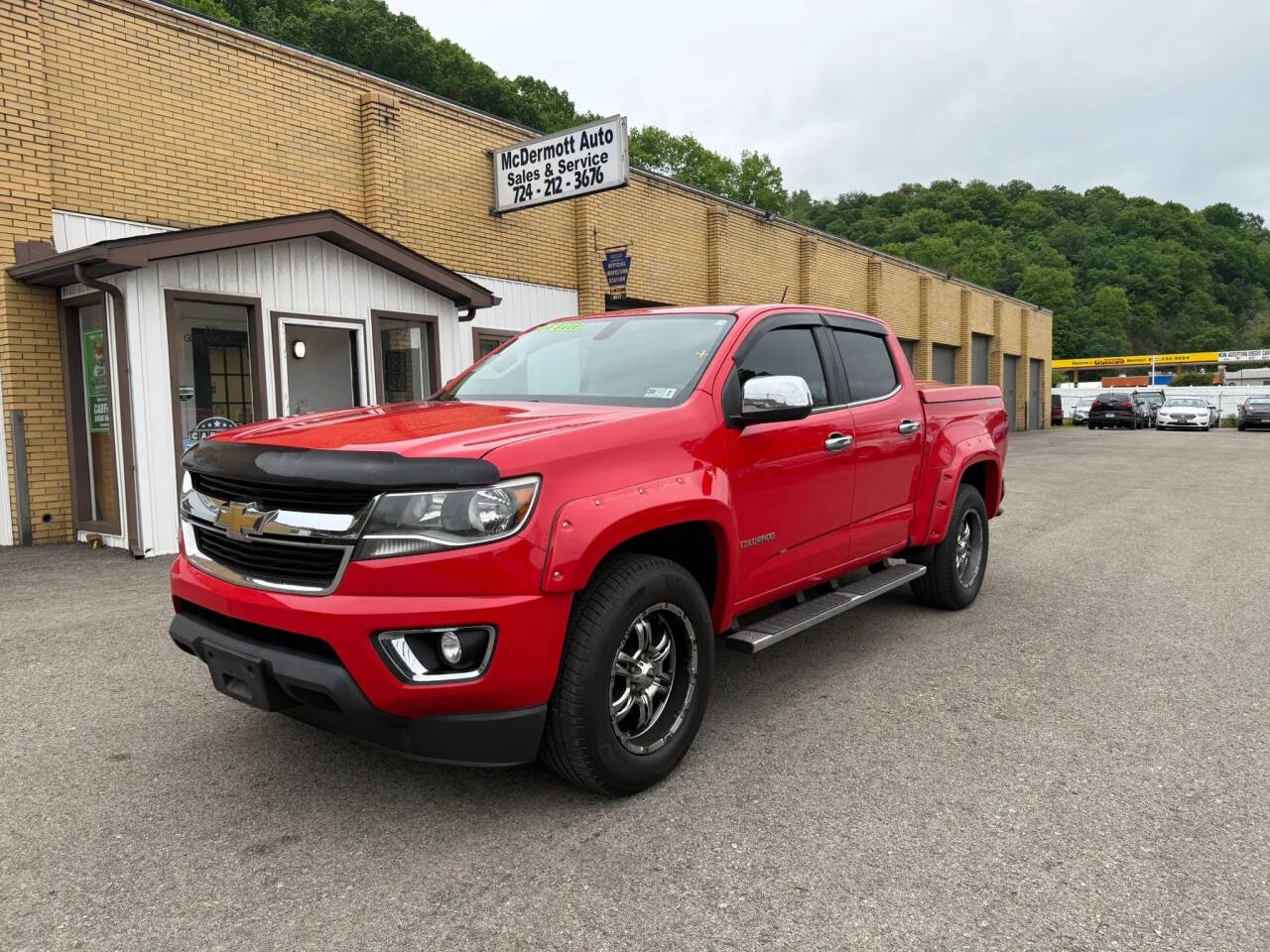 Red 2015 Chevrolet Colorado LT 4x4 LT 4dr Crew Cab 5 ft. SB 1