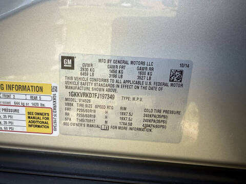 2015 GMC Acadia SLT-1