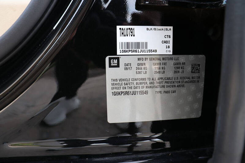 2018 Cadillac CT6 3.0TT Platinum