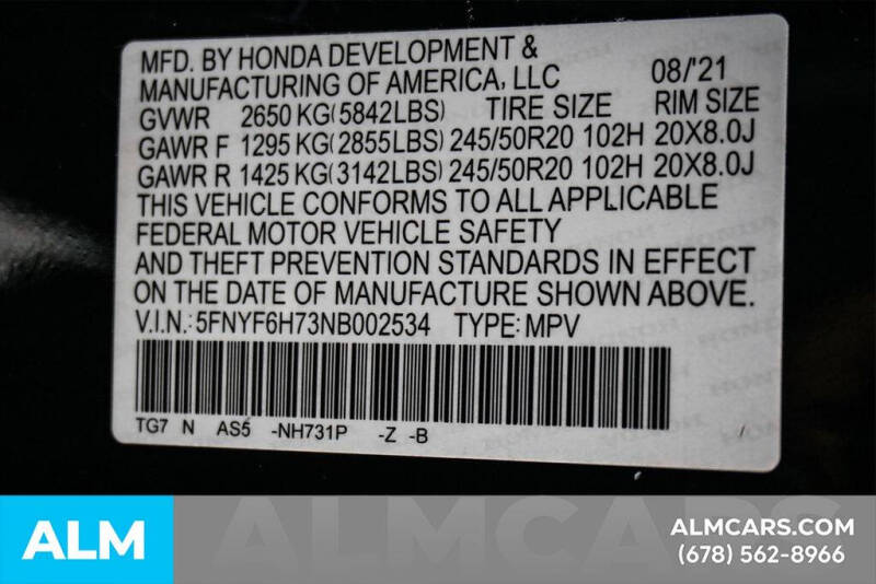 2022 Honda Pilot Black Edition