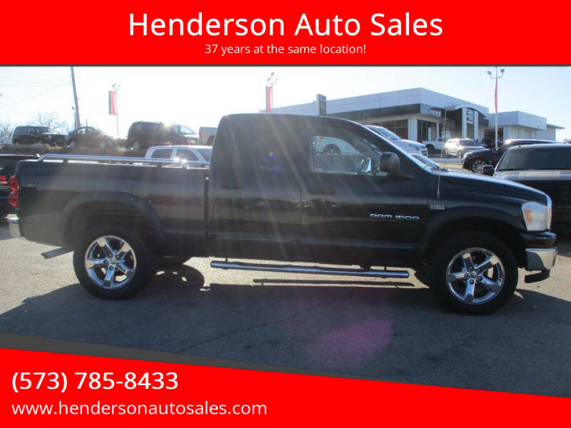 2007 Dodge Ram 1500 for sale at Henderson Auto Sales in Poplar Bluff MO