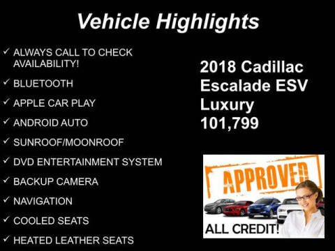 2018 Cadillac Escalade ESV Luxury