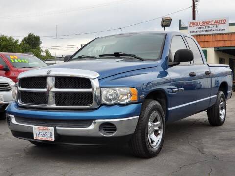 2004 Dodge Ram Pickup 1500 for sale at First Shift Auto in Ontario CA