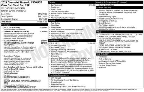 2021 Chevrolet Silverado 1500