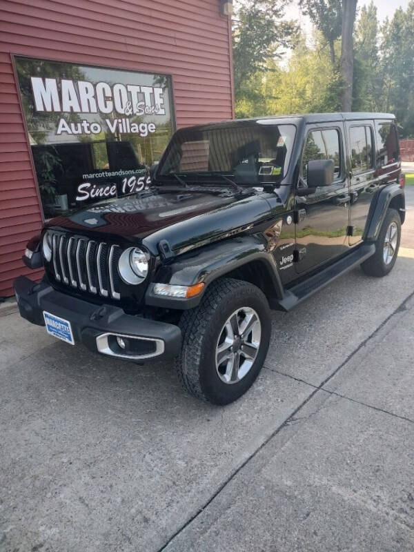 2020 Jeep Wrangler Unlimited for sale at Marcotte & Sons Auto Village in North Ferrisburgh VT