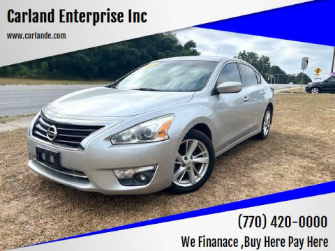 2015 Nissan Altima for sale at Carland Enterprise Inc in Marietta GA