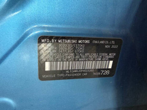 2023 Mitsubishi Mirage Black Edition