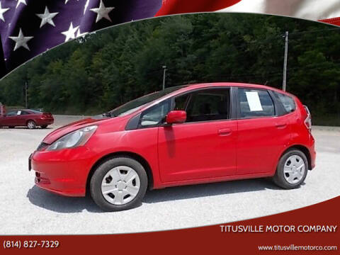 2012 Honda Fit for sale at Titusville Motor Company in Titusville PA